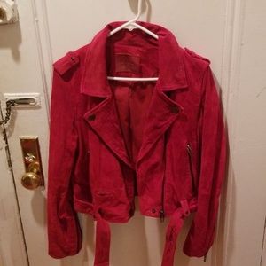 Blank NYC Jackets & Coats - Blank NYC Red Suede Leather jacket Blank NYC Jackets & Coats - Blank NYC Red Suede Leather jacket
